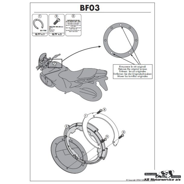 Givi Tankring Honda