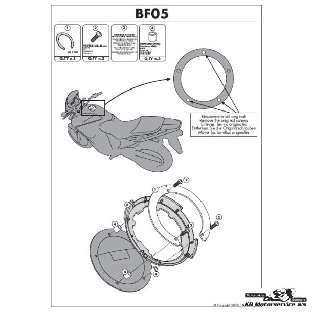 Givi Tankring Yamaha