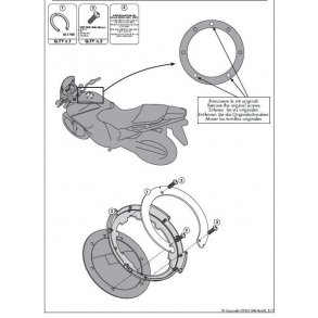 Givi Tankring Suzuki DL1000AL4 V-strom 14-