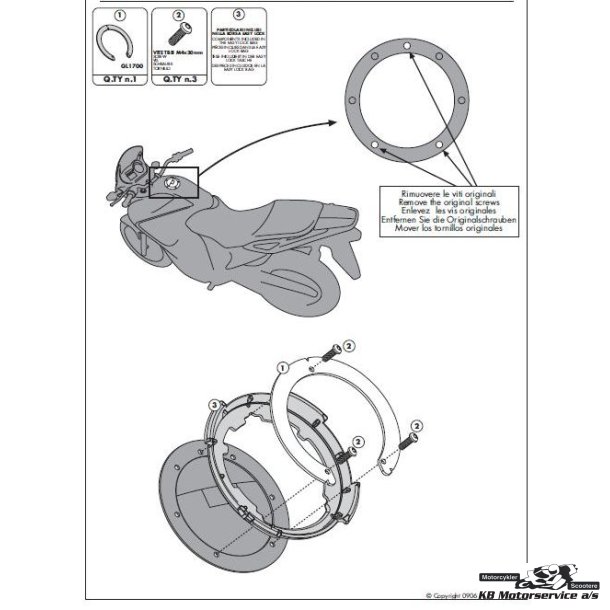 Givi Tankring Suzuki DL1000AL4 V-strom 14-
