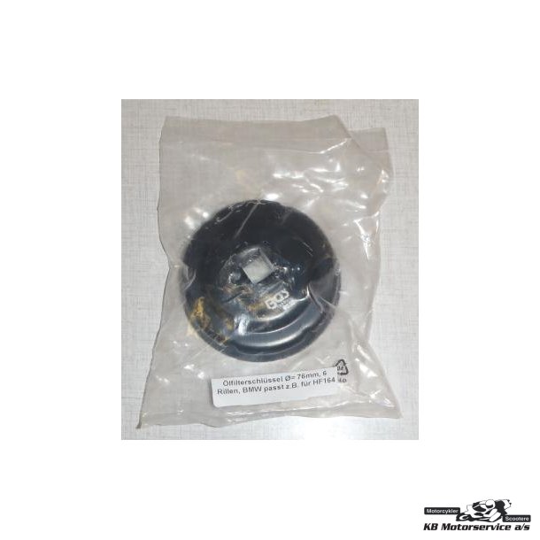 Oliefilter vrktj 76mm 6 riller (BMW/Aprilia)