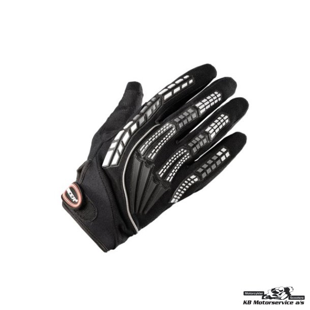 Racer Cross handske sort/gr
