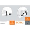 Sena SC10U samtaleanlg til Schuberth C3 - C3 BASIC - C3 PRO
