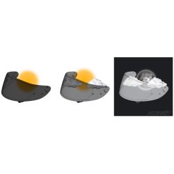 Photochromic visir Shoei Hornet ADV CNS-2