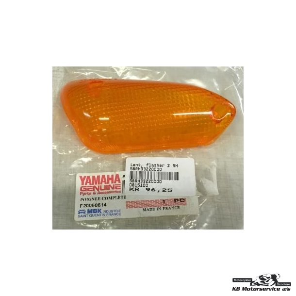 Lens, flasher 2 RH	Yamaha Aerox 