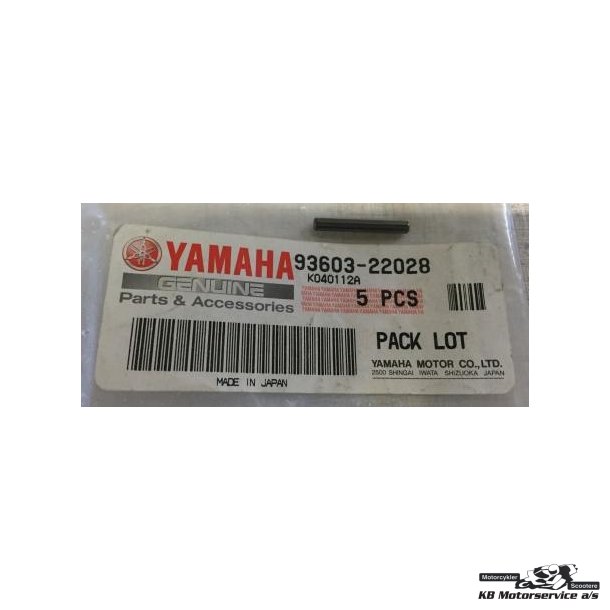 Pin,dowel (137)	Yamaha DT50 D350 RD250 TZ250 DT100A DT125A 