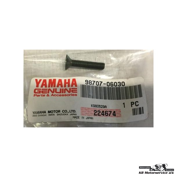 Screw, flat	Yamaha