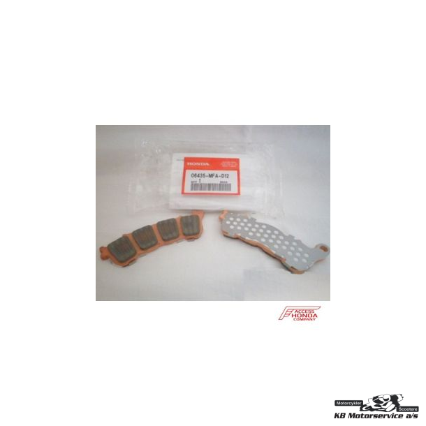 Bremseklodser, bag, CBF1000 06-10, 