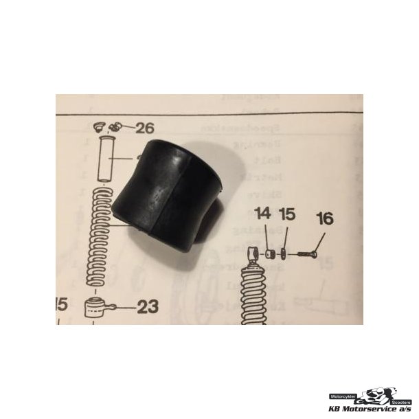 Gummibsning top stddmper MZ ETZ150, ETZ250