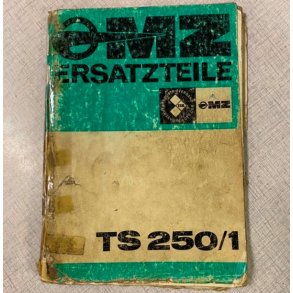 MZ TS250/1 Reservedelsbog p Tysk