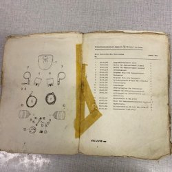 MZ TS250/1 Reservedelsbog p Tysk