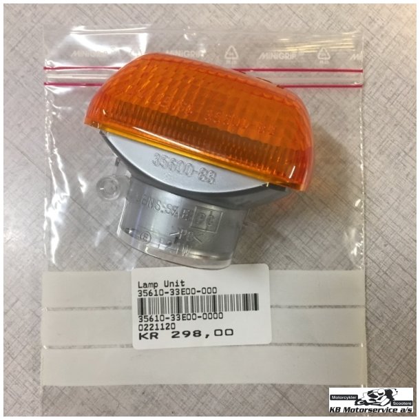 Blinklysglas for GSX600f, 750F, GS500 K1 m.fl