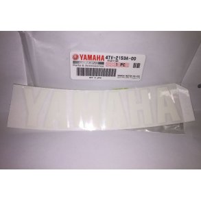 Emblem, Yamaha YZF-R1, hvide bogstaver