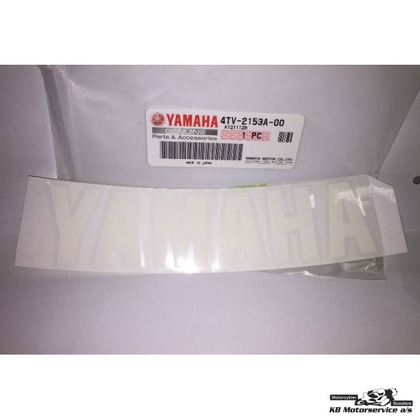 Emblem, Yamaha YZF-R1, hvide bogstaver