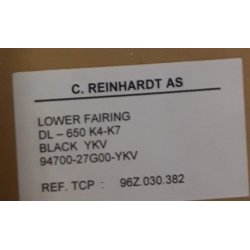 Suzuki TCP Bundkbe DL650 sort (K6-K8)