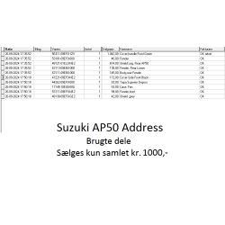 Brugte dele Suzuki AP50