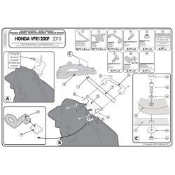 Bagageb�rer U/Topplade VFR1200 (10-16)