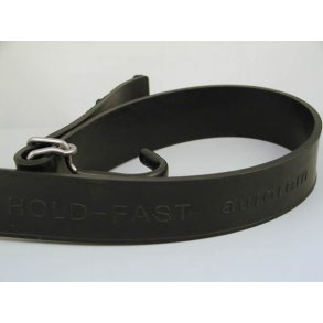 Bagageremme kraftig gummi. 30x600mm med kroge