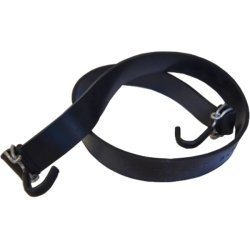 Bagageremme kraftig gummi. 30x600mm med kroge