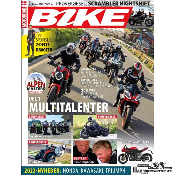 Bike nr. 5 - 2021 - Aflser bladet Dansk Motorrad