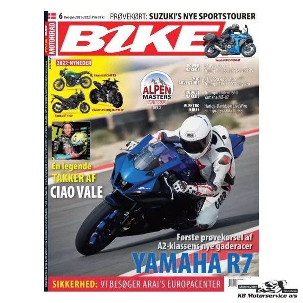 Bike nr. 6 - 2021 - Aflser bladet Dansk Motorrad