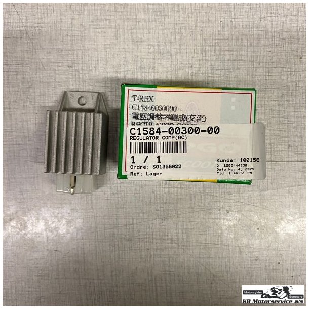 PGO ensretter/sp�ndingsregulator