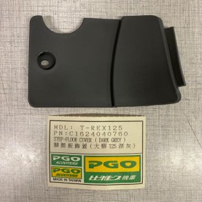 Pgo Step-floor cover (dark gray)