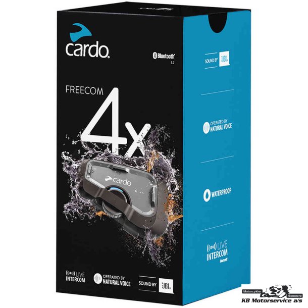 Cardo intercom Freecom 4X JBL hjtalere. Single