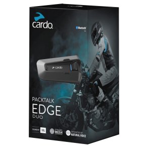 Cardo intercom Packtalk Edge Single. Mesh og JBL hjtalere