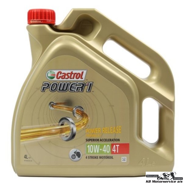 Castrol Power RS 10W40 motorolie delsyntetisk 4 liter