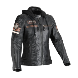 Difi Jolene 2 Lady lderjakke sort/brun