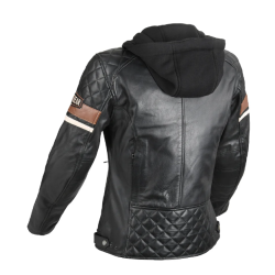 Difi Jolene 2 Lady lderjakke sort/brun