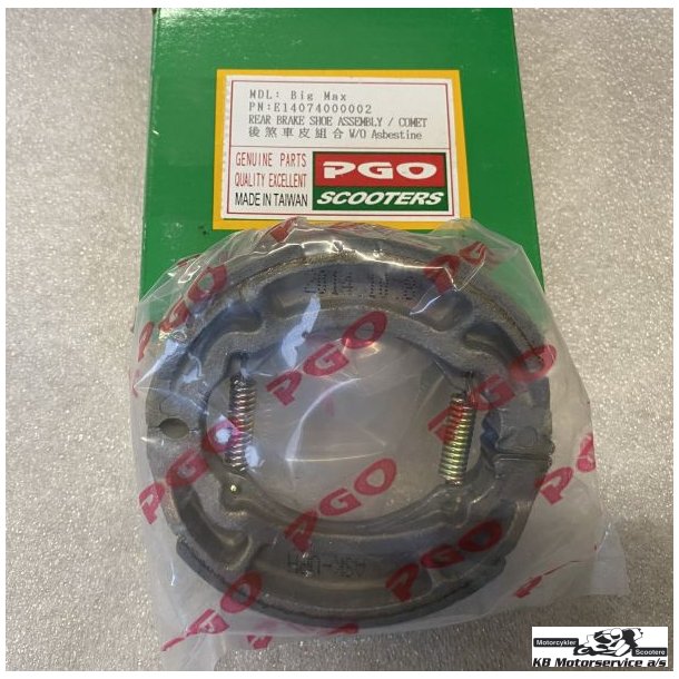 PGO bremsebakker - Bag