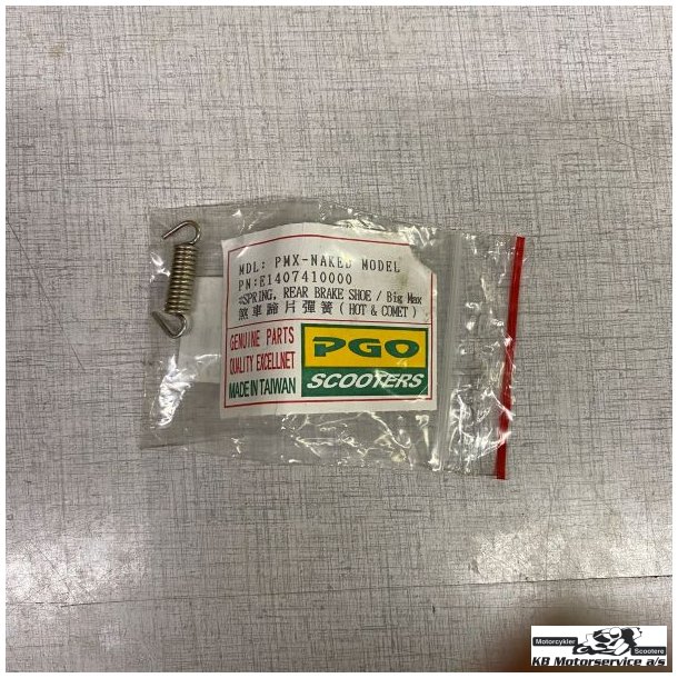 PGO fjeder bremsebakker