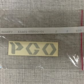 PGO emblem (PGO) slv