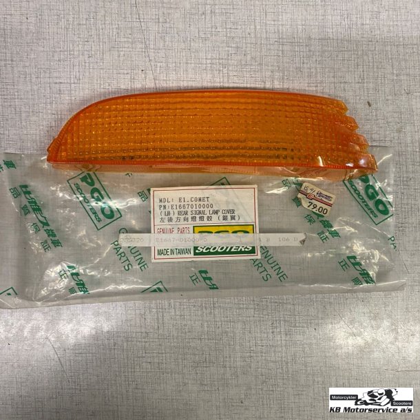 PGO blinklys glas venstre side