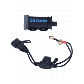 Oxford dobbelt USB udtag  2.1 amp incl. laderstik