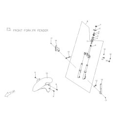 Outer bearing track PGO styrfittings