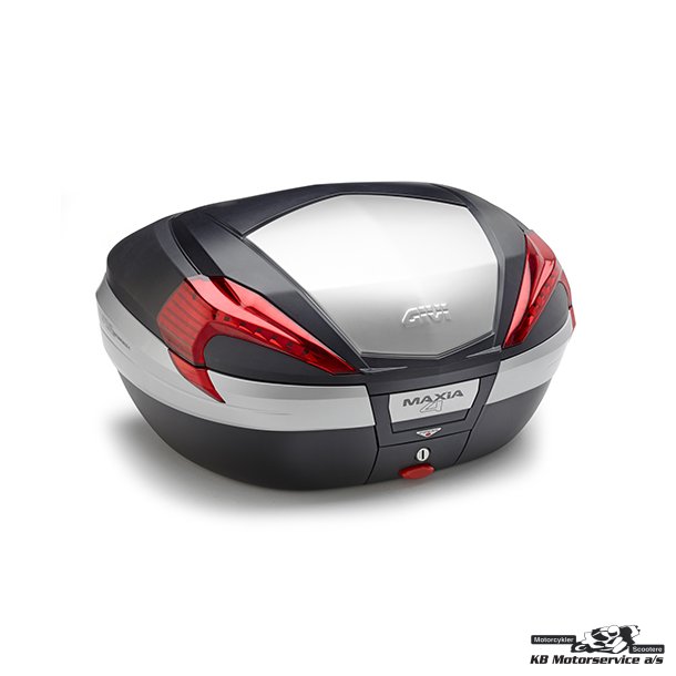 Givi Topboks Maxia 4 56L Alu Cover m/rd glas