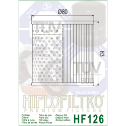Hiflo Oliefilter HF126 Kawasaki