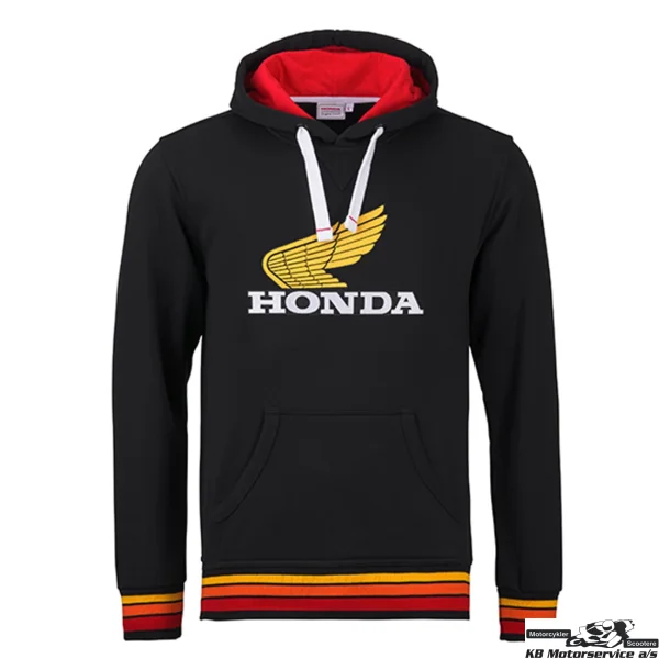 Honda Vintage herre hoodie i sort