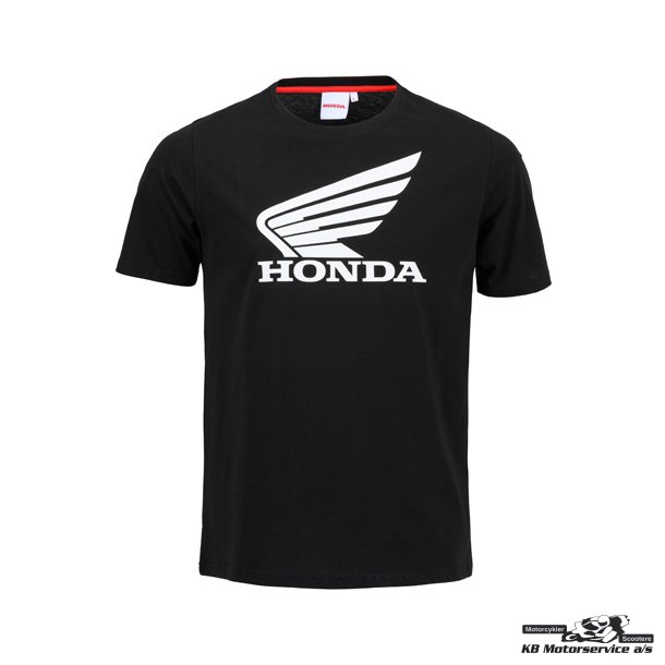 HONDA T-Shirt sort m/hvid logo