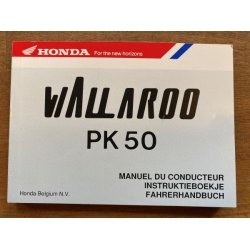 Honda PK50 Walleroo Owners Manual.