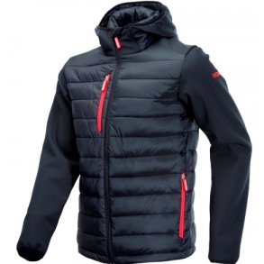 Honda Dynejakke med rmer i softshell Sort/rd