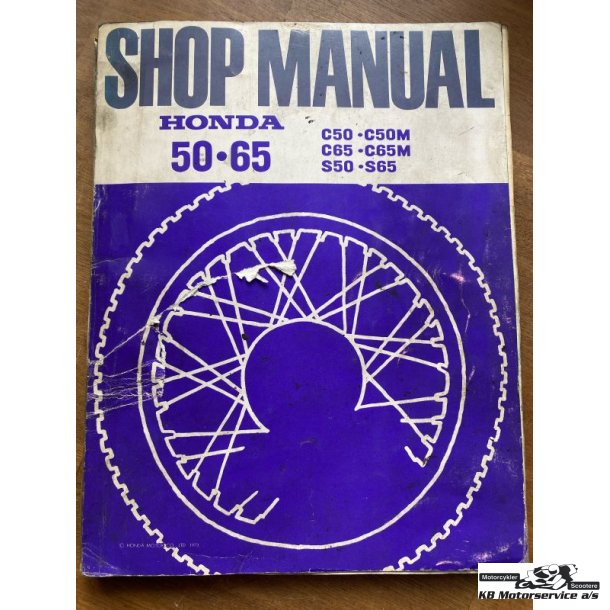 Honda C50 C65 S65 Shop manual