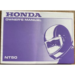 Honda NT50 Melody Owners Manual