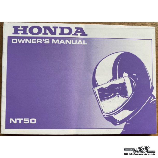 Honda NT50 Melody Owners Manual