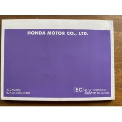Honda NT50 Melody Owners Manual