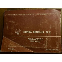 Honda PA50 Camino Owners Manual. 1980