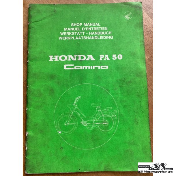 Honda PA50 Camino Shop manual